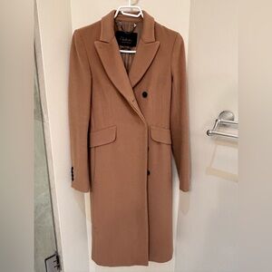 Babaton Classic Camel Wool Coat